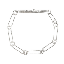 Load image into Gallery viewer, Diamond Twig Bracelet in Silver