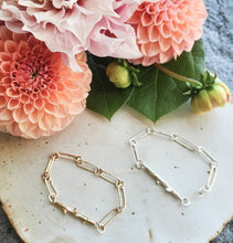 Load image into Gallery viewer, Diamond Twig Bracelet in Silver