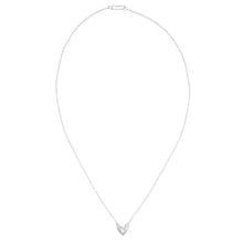 Load image into Gallery viewer, Heart of Silver with Diamond