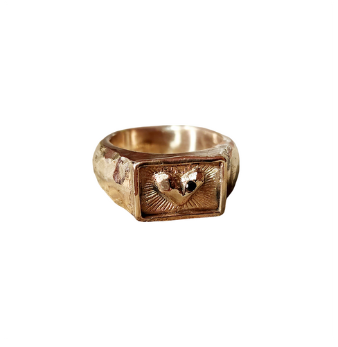 Heart Signet Ring