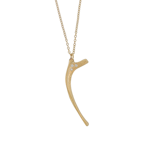 Petite Os D'Oiseau with Diamonds