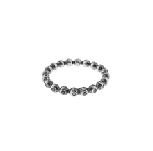 Load image into Gallery viewer, Bubble Ring with Black Diamonds