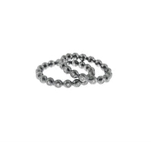Load image into Gallery viewer, Bubble Ring with White Diamonds