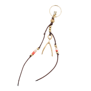 Wishbone Keychain