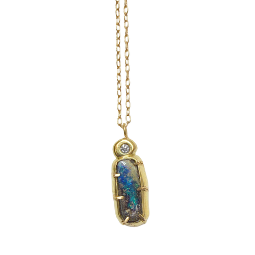 Australian Opal Necklace #8