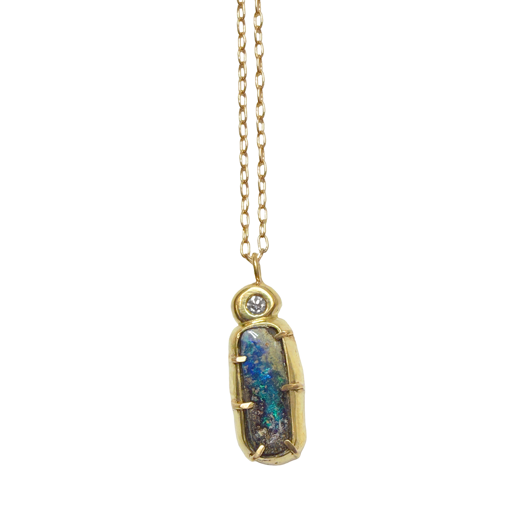 Australian Opal Necklace #8