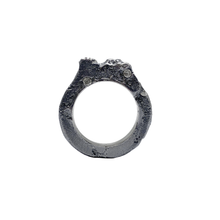 Charger l'image dans la galerie, One-of-a-Kind Sand Cast Diamond Ring #27