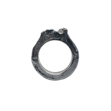 Charger l'image dans la galerie, One-of-a-Kind Sand Cast Diamond Ring #27