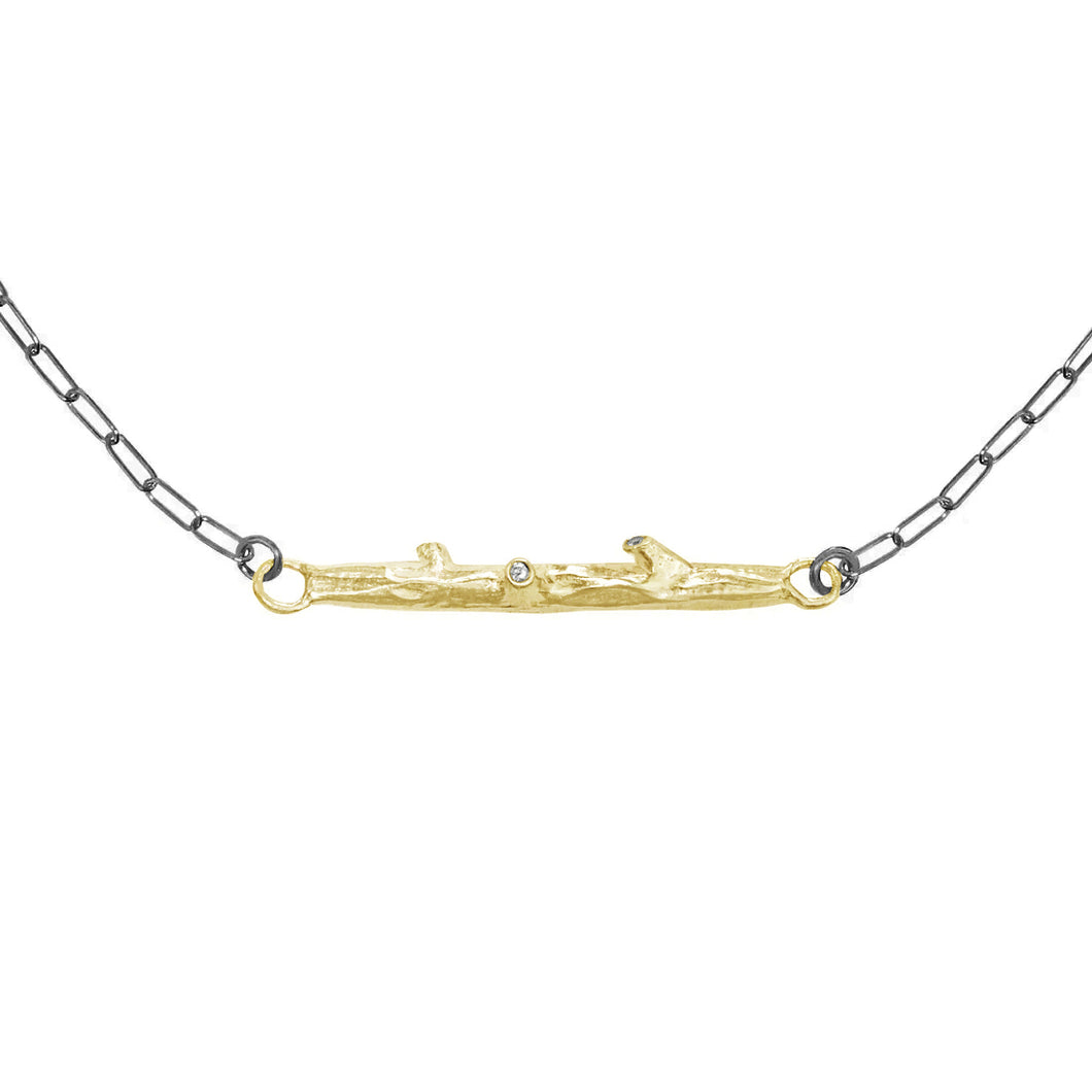 Diamond Twig in Gold