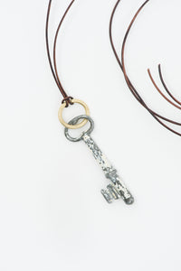 French Key on Fine Leather