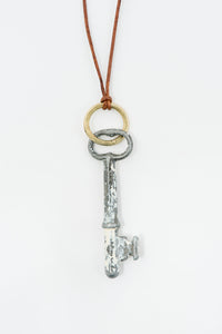 French Key on Fine Leather