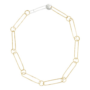 Chain Link Choker 14k Gold