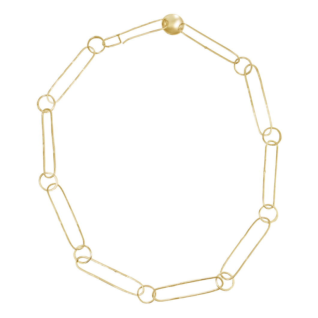 Chain Link Choker 14k Gold