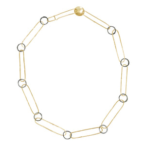 Chain Link Choker 14k Gold