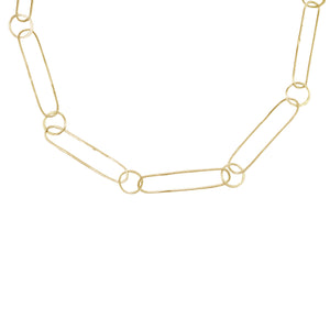 Chain Link Choker 14k Gold