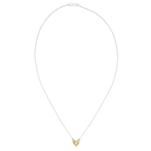 Heart of Gold with Diamond