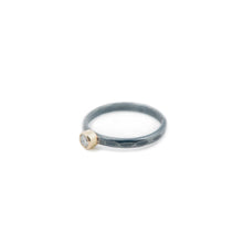 Load image into Gallery viewer, Diamond, Gold &amp; Silver Ring