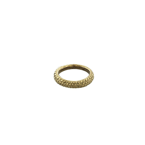 Hand-Carved Bronze Ring